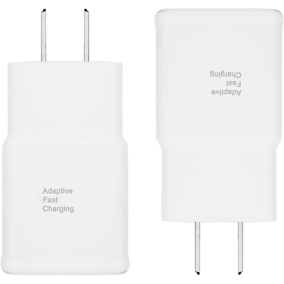 Adaptive Fast Charging Adapter Quick Charge Charging Block Wall Charger Plug Compatible with Galaxy S25/S25+/S24/S24+/S23/S23+/S22/S22+/S21/S20/S10/S10+/S10e/S9/S9+/S8/Active/Note