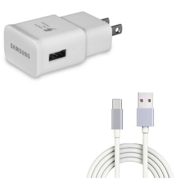 Adaptive Fast Home Charger w Type-C 6ft USB Cable P5A for OnePlus 5T, 6T, 6, 7 Pro - Razer Phone 2 - RED Hydrogen One - Samsung Galaxy S9 Plus, S8+ S8, S10 Plus active S10e 5G Note 9 8 A9 A50