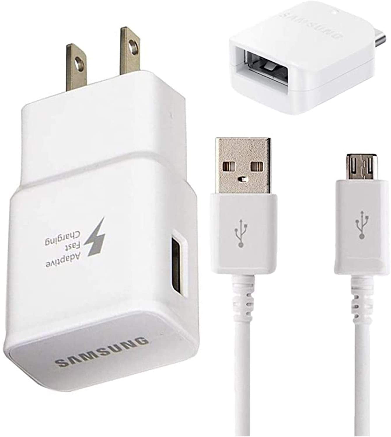 Adaptive Fast Wall Adapter Micro USB Charger for Samsung Galaxy S7