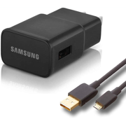 Adaptive Fast Wall Adapter Micro USB Charger for Samsung Galaxy J5 Prime Bundled with UrbanX Micro USB Cable Cord 6ft Super Fast Charging Kit - Black