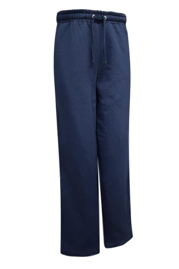 Adaptive Full-Length Side-Zipper Fleece Pant, Unisex Elastic-Waistband Pants with two Full-Length Side Zippers-Opens TOP to BOTTOM