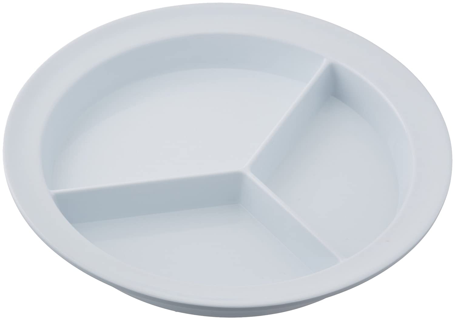 Adaptive Living Aid Partitioned Scoop Dish for Kids, Elderly, and