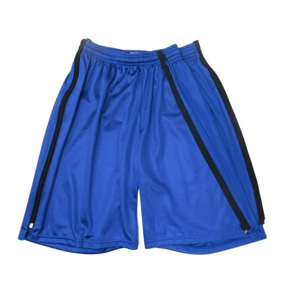 Adaptive Mesh Shorts with Full Length Side Zippers