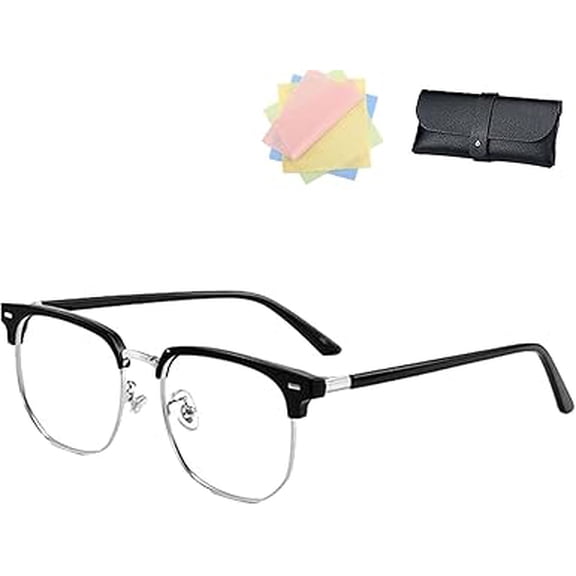 Adaptive Multifocal Glasses For Women, High-Definition Eye Protection Blue Light Filter Intelligent Zoom Reading Glasses