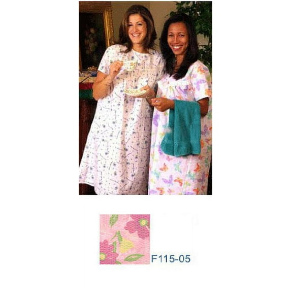 Adaptive Poly Cotton Backwrap Gown (2XL, 05)