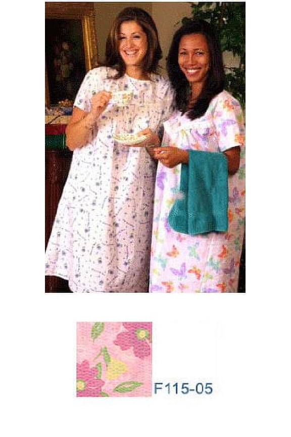 Adaptive Poly Cotton Backwrap Gown (Medium, 05)