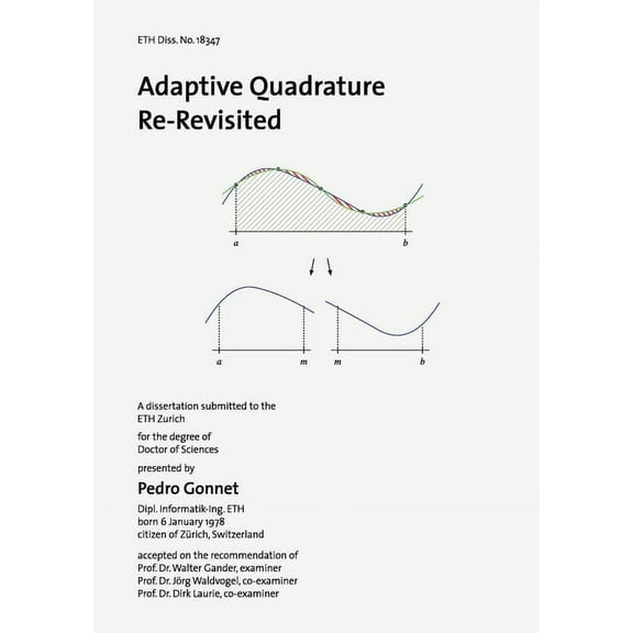 Adaptive Quadrature Re-Revisited, (Paperback)