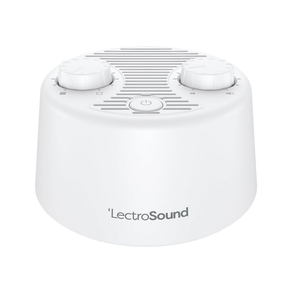 Adaptive Sound Technologies Lectro Sound 2 Non-Looping White Noise Baby Rest and Sleep Machine With USB Power Adapter