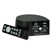 Adaptive Sound Technologies Sound + Sleep Aquarius Aquatic Noise Machine - White Noise Machine - Non-Looping Water Sounds for Sleep & Relaxation - With Sleep Timer & Headphone Jack - Black