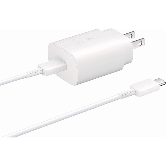 Adaptive Super Fast Charger kit Compatible with Samsung Galaxy S21 /S21 Ultra 5G / S10 /S20 / S10e / S9 /S8 / Plus/Edge/Active/Note 8/9 / 20/10, Wall Plug Power Adapter with USB-C to USB-C Cable Cord