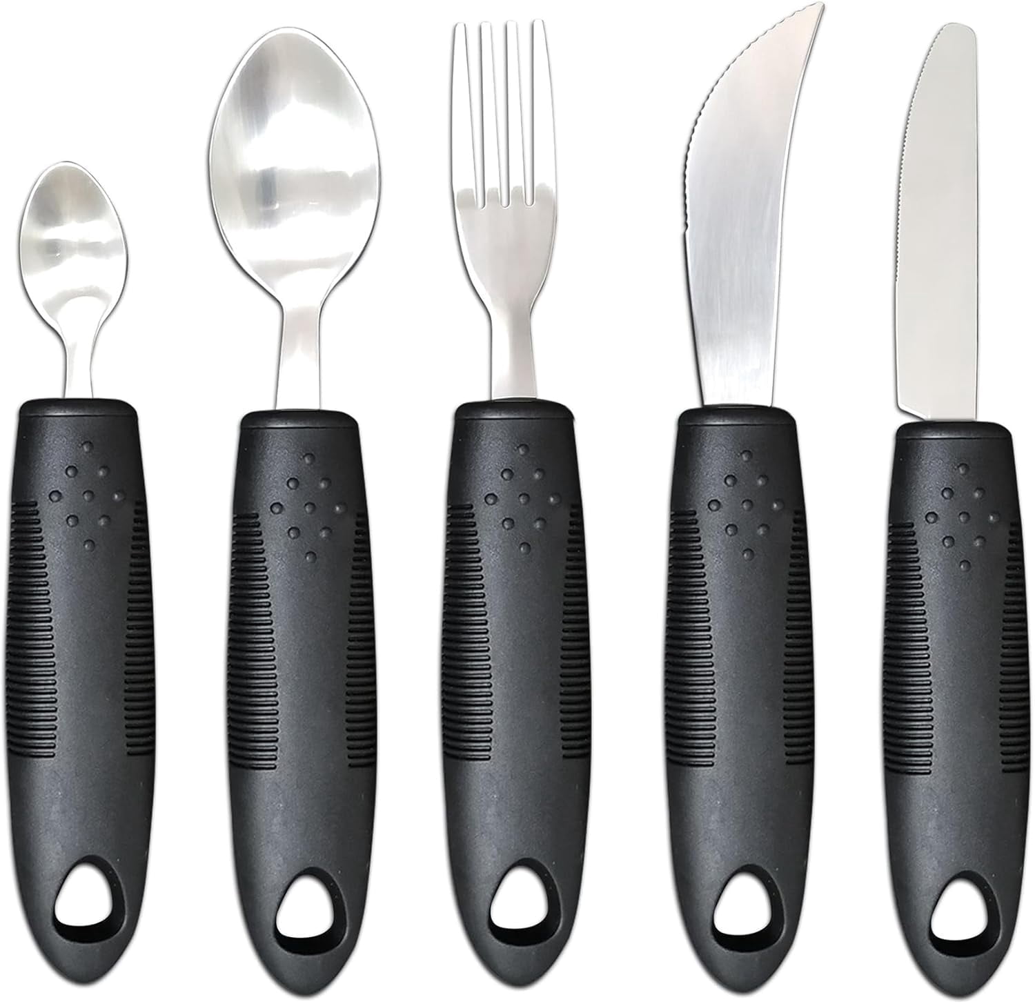 Adaptive Utensil Set: Adaptive Utensils for Hand Tremors, Non-Slip ...