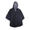 thumbnail image 1 of Adaptive Wheelchair Clothing Winter Poncho for Women and Men (Black) Made in the USA, 1 of 1