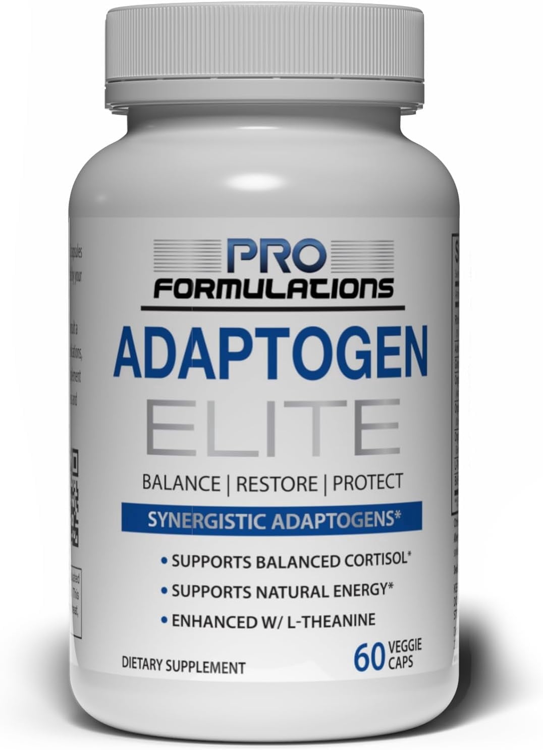Adaptogen Elite – Synergistic Adaptogen Blend – 60 vcaps | Supports Balanced Cortisol & Natural Energy | Enhanced with Rhodiola, Ashwagandha, Astragalus, Schisandra, Eleuthero, Ginseng & L-Theanine