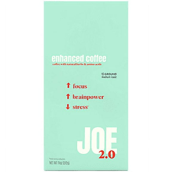 Adaptogen Enhanced Coffee Grounds with Natural Herbs & Aminos - Medium Roast (11 Oz.)