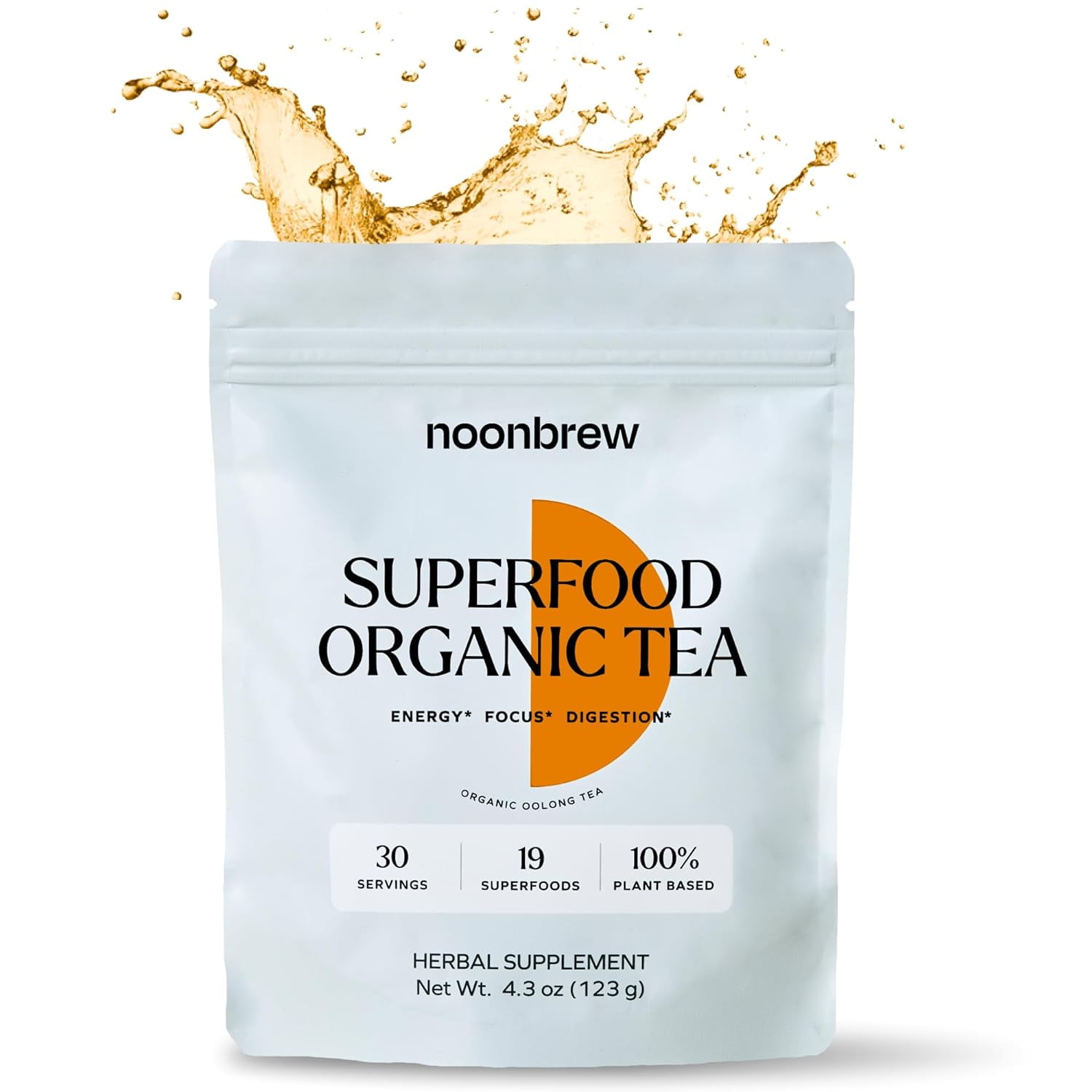 Adaptogenic Oolong Mushroom Tea Powder Natural Energy Drink Boosts