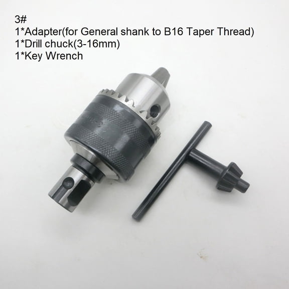 Adaptor 3/4in Shank To B16-Taper-Shaft 1/2-20UNF Thread Magnetic Drill Chuck Set Magnetic Drill Chuck Adapter Connection Part