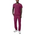 thumbnail image 1 of Adar Addition Go-Basic Scrub Set For Men - Classic V-Neck Scrub Top & Cargo Scrub Pants, 1 of 7
