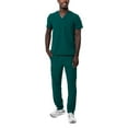 thumbnail image 1 of Adar Addition Go-Basic Scrub Set For Men - Classic V-Neck Scrub Top & Cargo Scrub Pants, 1 of 7
