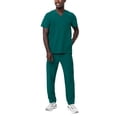 thumbnail image 1 of Adar Addition Go-Everyday Scrub Set For Men - Stylish Scrub Top & Cargo Scrub Pants - A9800 - Dark Teal - L, 1 of 7