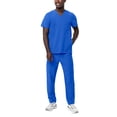 thumbnail image 1 of Adar Addition Go-Everyday Scrub Set For Men - Stylish Scrub Top & Cargo Scrub Pants - A9800 - Royal Blue - S, 1 of 7