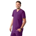 thumbnail image 1 of Adar Addition Scrubs For Men - Modern Multi Pocket V-Neck Scrub Top, 1 of 7