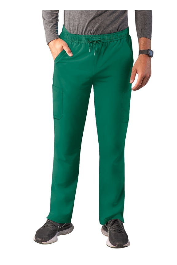 Addition Scrubs For Men - Slim Leg Cargo Drawstring Scrub Pants