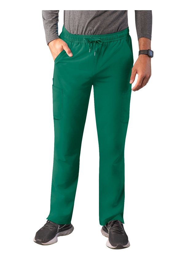 Addition Scrubs For Men - Slim Leg Cargo Drawstring Scrub Pants