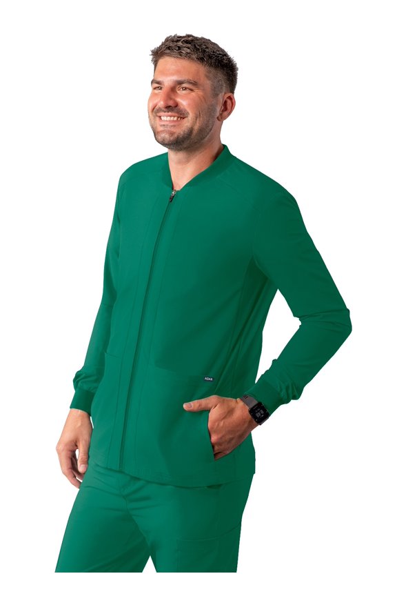 Addition Scrubs For Men - Zippered Bomber Scrub Jacket