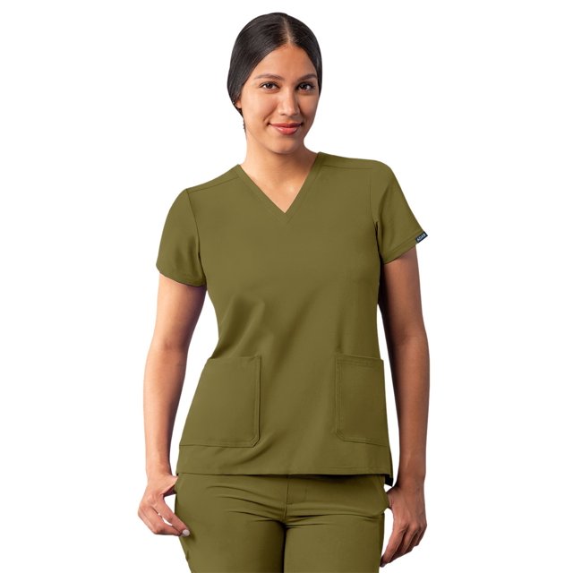 Adar Addition Scrubs For Women - Modern V-Neck Scrub Top - A6008 ...