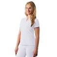 thumbnail image 1 of Adar Addition Scrubs For Women - Notched V-Neck Scrub Top, 1 of 7