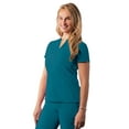 thumbnail image 1 of Adar Addition Scrubs For Women - Notched V-Neck Scrub Top, 1 of 7