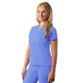 thumbnail image 1 of Adar Addition Scrubs For Women - Notched V-Neck Scrub Top, 1 of 7