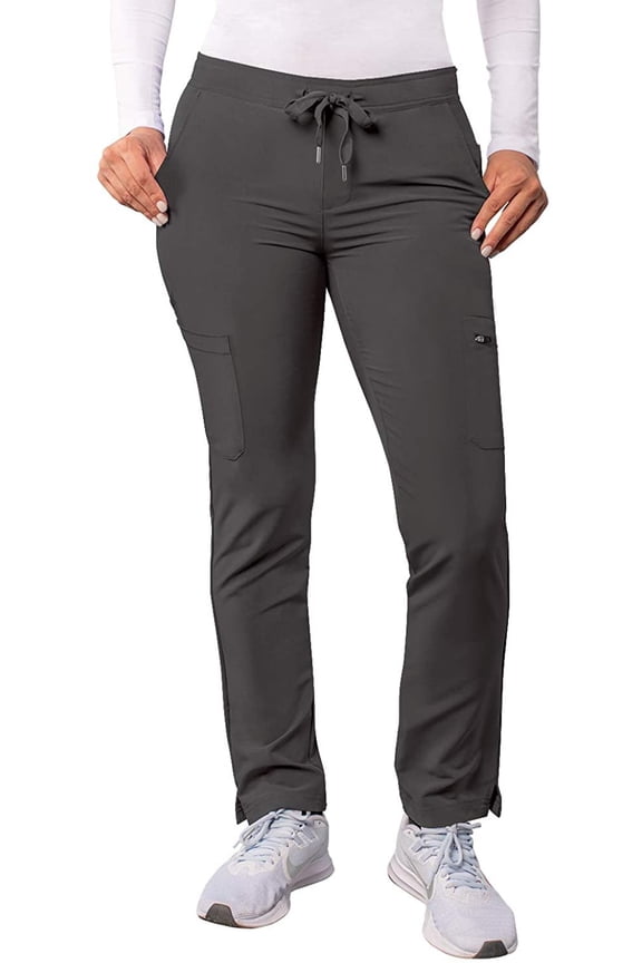 Addition Scrubs For Women - Skinny Leg Cargo Drawstring Scrub Pants