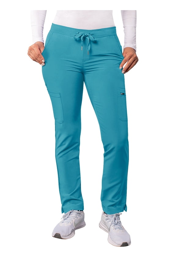 Addition Scrubs For Women - Skinny Leg Cargo Drawstring Scrub Pants