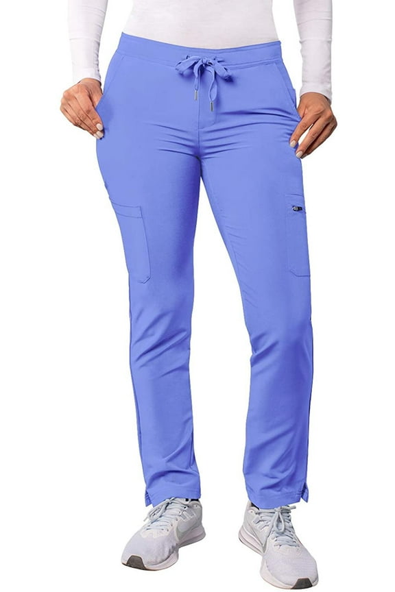 Addition Scrubs For Women - Skinny Leg Cargo Drawstring Scrub Pants