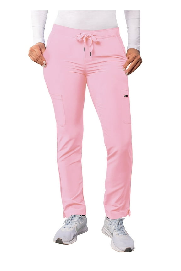 Addition Scrubs For Women - Skinny Leg Cargo Drawstring Scrub Pants