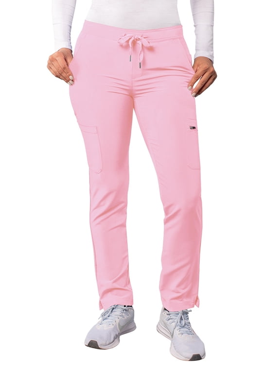 Addition Scrubs For Women - Skinny Leg Cargo Drawstring Scrub Pants