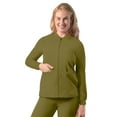 thumbnail image 1 of Adar Addition Scrubs For Women - Zippered Bomber Scrub Jacket, 1 of 7