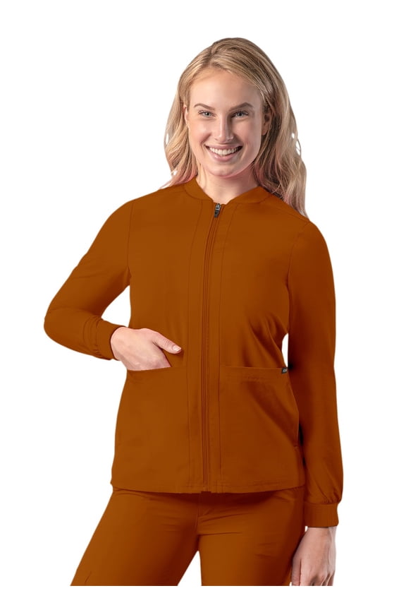 Addition Scrubs For Women - Zippered Bomber Scrub Jacket
