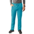 thumbnail image 1 of Adar Addition Scrubs for Men - Slim Leg Cargo Drawstring Scrub Pants - A6106 - Teal Blue - S, 1 of 8