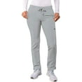 thumbnail image 1 of Adar Addition Scrubs for Women - Skinny Leg Cargo Drawstring Scrub Pants - A6104P - Silver Gray - 3X, 1 of 7