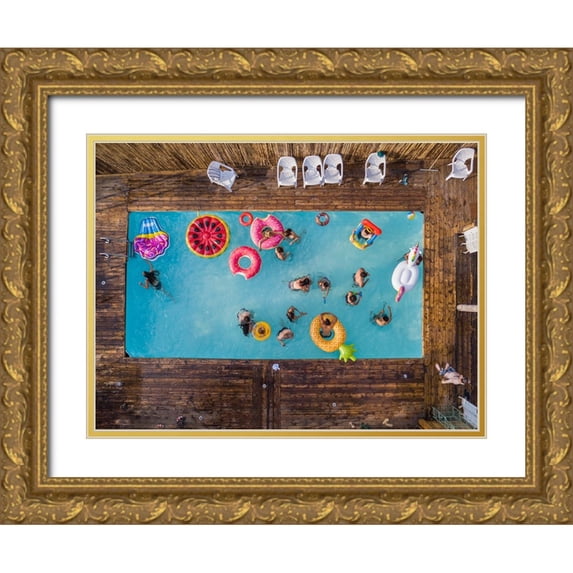 Adar, Or 18x15 Gold Ornate Wood Framed with Double Matting Museum Art Print Titled - Hymn For The Weekend