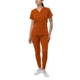 thumbnail image 1 of Adar Pro Flawless Plus Scrub Set For Women - Elevated V-Neck Top & Jogger Scrub Pants, 1 of 7