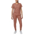 thumbnail image 1 of Adar Pro Flawless Plus Scrub Set For Women - Elevated V-Neck Top & Jogger Scrub Pants, 1 of 7