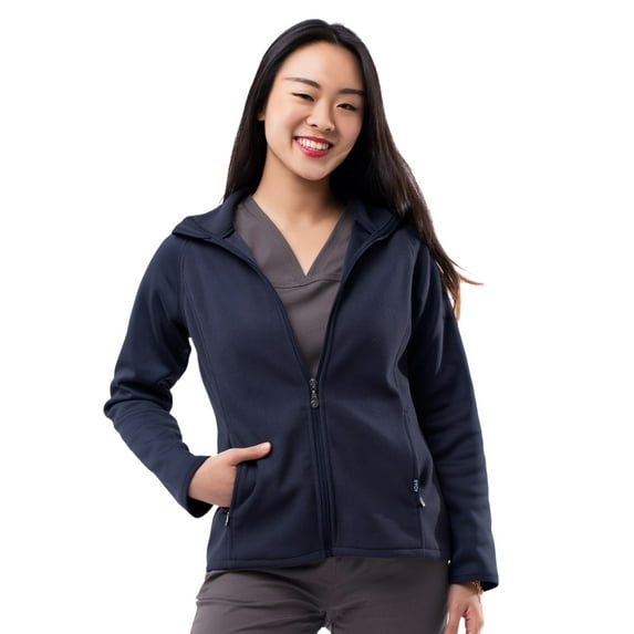Adar Pro Fleece Jacket For Women - Bonded Fleece Warm-Up Jacket