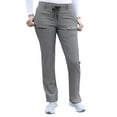 thumbnail image 1 of Adar Pro Heather Scrubs For Women - Slim Fit Tapered Scrub Pants - P4100H - Heather Grey - S, 1 of 7