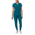 thumbnail image 1 of Adar Pro Movement Booster Scrub Set For Women - Sweetheart V-Neck Scrub Top & Yoga Jogger Scrub Pants, 1 of 7