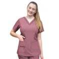thumbnail image 1 of Adar Pro Scrubs For Women - Elevated V-Neck Scrub Top, 1 of 7