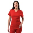 thumbnail image 1 of Adar Pro Scrubs For Women - Elevated V-Neck Scrub Top, 1 of 7