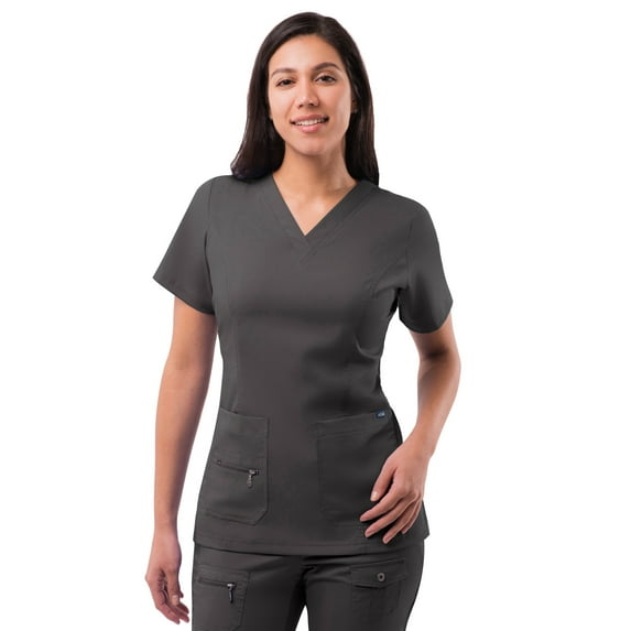 Adar Pro Scrubs For Women - Elevated V-Neck Scrub Top